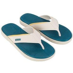 Ipanema Vintage Ad Flipflop voor heren, beige blauw., 41 EU