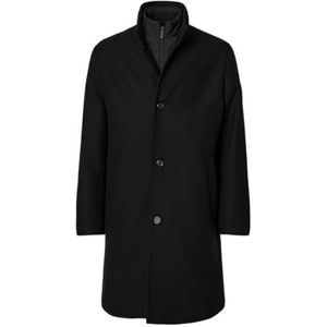 SELECTED HOMME - RAINAR - Wollen Jas - Regular Fit - Krijtstreep