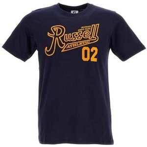 RUSSELL ATHLETIC SS Crewneck T-shirt met korte mouwen, Marine., 164