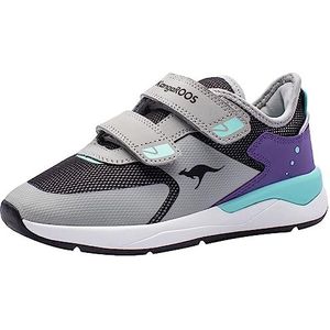 KangaROOS Kd-fit V Sneakers voor kinderen, uniseks, Vapor Grey Ocean 2190, 33 EU