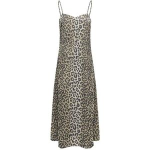 ONLY - ONLNOVA - Jurk - Bruin - Dierenprint - Mouwloos