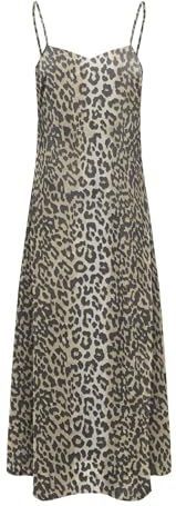 ONLY - ONLNOVA - Jurk - Bruin - Dierenprint - Mouwloos