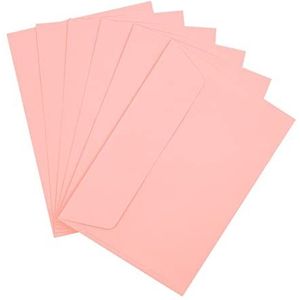 Raylu Paper® - 20 kleine gekleurde enveloppen met kleefsluiting en zonder venster, voor feest, bruiloft, verjaardag of Kerstmis. Kleurrijke enveloppen, maat C6, 114 x 162 mm, roze