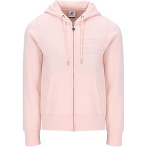 Russell Athletic A31002-3P-626 ABI-Zip Through Hoody Dames Lange Mouw Pullover Pearl Maat XS
