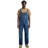 Lee - Bib Salopette - Blauw - 100% Katoenen Denim - Relaxed Pasvorm