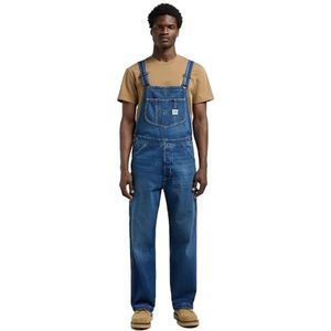 Lee - Bib Salopette - Blauw - 100% Katoenen Denim - Relaxed Pasvorm