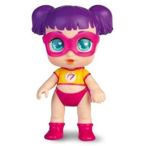 Super schattige minipop - Sisi, 12 cm gelede pop met superheldenoutfit, pop en accessoires, poppen geschikt voor kinderen van 4 jaar en ouder