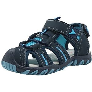 Apakowa Baby Jongens Baby Meisjes Zomersluiting Sport Buitensporten Strandsandalen Kinderen Sportsandalen (Kleur: Blauw, Maat: 29)