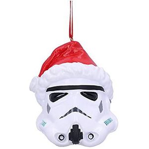 Nemesis Now Stormtrooper Décoration à Suspendre en Forme de Chapeau de Père Noël Blanc 8,3 cm
