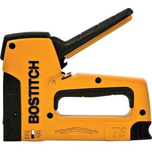 BOSTITCH Stapler, Outward Clinch, Stapling Tacker 14MM Max (T6-8OC2)