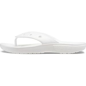 Crocs Classic Crocs Flip, Slipper uniseks-volwassen, White, 46/47 EU