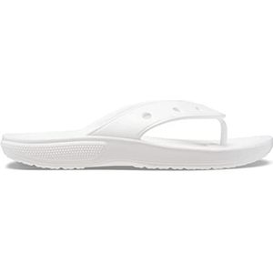 Crocs Classic Crocs Flip uniseks-volwassene Slipper,White,39/40 EU