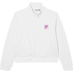 FILA Meisje Blestadt Cropped Track Jacket, Bright White, 134/140, wit (bright white), 134/140 cm