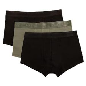 United Colors of Benetton Set van 3 boxershorts, Zwart, L