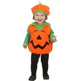 Widmann - Kinderkostuum pompoen, kostuum met hoofddeksel, Halloween, carnaval, themafeest