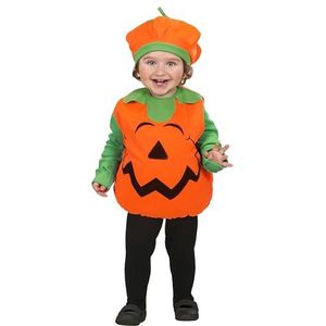 Widmann - Kinderkostuum pompoen, kostuum met hoofddeksel, Halloween, carnaval, themafeest