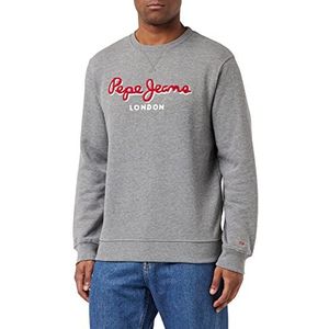 Pepe Jeans Lamont Crew Sweatshirt voor heren, 963 donkergrijze marl, XS
