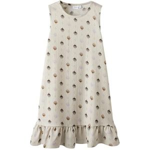 Name It - Nkfhilone Sl Dress - Midi-jurk - Zwart - Kind