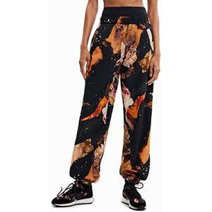 Desigual Lange broek voor dames, Zwart, L