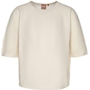 BOSS C_flambera gebreide sweater voor dames, Open White118, S