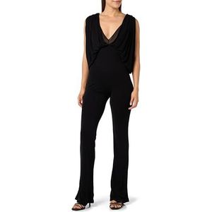 Pinko Lagretin overall interlock crêpe met kettingen, Z99_Zwart Sedan, M