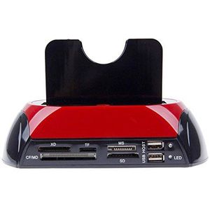 TEMPO DI SALDI Dockingstation 2 harde schijven 2.5 3.5 Sata Ide E-Sata Usb 2.0 3.0 HD SD-speler