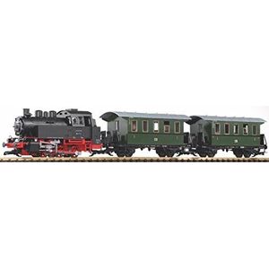 Piko 37125 Startset BR 80 met 2 personenauto's van DR Spur G Epoche III (inclusief geluid + stoom)