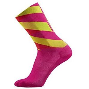 GOREWEAR Essential Signal Daily Socks, uniseks-volwassene, Meerkleurig (Process Pink/Fireball), 35-37