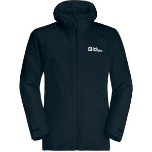 Jack Wolfskin GLAABACH 3-in-1 Jas - Heren - Nachtblauw