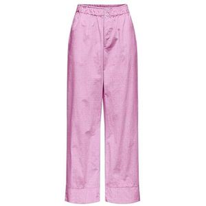 ONLY Dames Onlfilucca Hw Pull-Up Pant WVN, Fuchsia pink., S / 32L