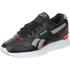 Reebok Unisex Glide Ripple Clip Sneaker, CBLACK/PUGRY4/DYNRED, 8.5 UK, Cblack Pugry4 Dynred, 42.5 EU