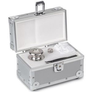 KERN Roestvrij staal testgewicht veiligheidsset, 20 g en 200 g, F1 en F2 klasse, aluminium behuizing