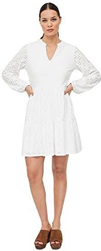 VILA A-lijn Jurk VIKAWA van Gerecycled Polyester Wit