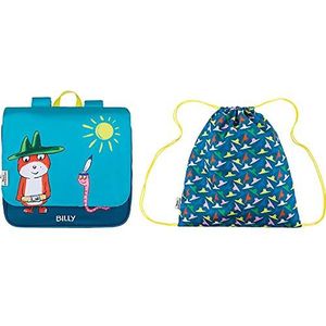 De school, Blauw, Cartable de 29 cm, Billy