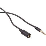 Maclean MCTV-821 jack plug 3,5 mm naar 3,5 mm jack kabelverlenging stereo audio jack verlengkabel (5 m)