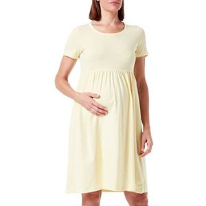MAMALICIOUS Dames Mlsia S/S Jersey Abk Skater Dress A. Jurk, French Vanilla, XS