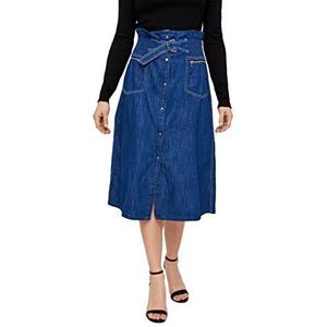 G-STAR RAW Dames Tacoma Zip Paperbag Rock, blauw (Rinsed A795-082), XS