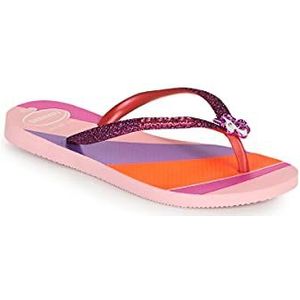 HAVAIANAS HAV. Kids Slim Glitter II Teenslippers, Candy Pink, 34 EU, roze (candy pink), 34 EU