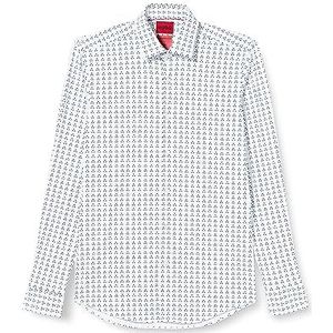 HUGO heren Shirt Kenno, Light/Pastel Blue954 , 45