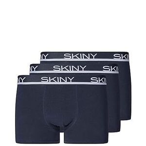 Skiny Boxershorts voor heren, verpakking van 3 stuks, Crown Blue., XL