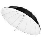 Walimex Pro reflex paraplu, diameter 180 cm, zwart/wit