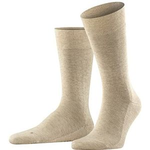 FALKE Heren Sokken Sensitive London M SO Katoen Met comfort tailleband 1 Paar, Beige (Sand Melange 4650) nieuw - milieuvriendelijk, 47-50