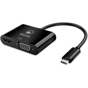 USB-adapter Type_c naar HDMI + VGA + Power Delivery 65W A04-TC_HD+V+PD