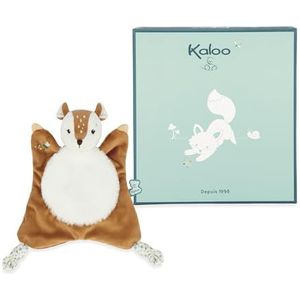 KALOO - Fripons - vierkant knuffeldier Faon Nathan - pluizig en extra zacht knuffeldier - 24 cm - vanaf de geboorte, K205000