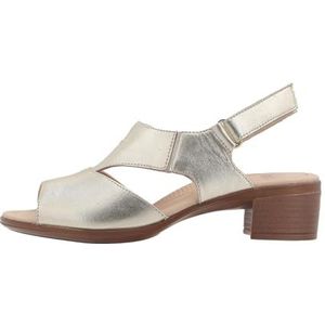 ara Lugano damessandalen, platina, 37,5 EU breed, platinum, 37.5 EU Breed