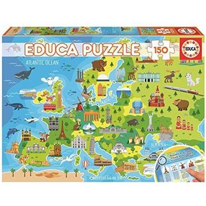 Educa - kaart Europa puzzel, 150 stukjes, (18607)