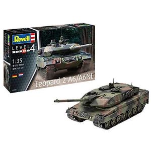 1:35 Revell 03281 Leopard 2 A6/A6NL Tank Plastic Modelbouwpakket