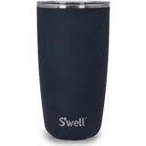 S'Well Tumbler Met Deksel, 530Ml, Azurite, Bpa/Bps-Vrije Vacuüm Drievoudig Geïsoleerde Reisbeker Met Schuif-Open Deksel, Voor Warme En Koude Dranken, Thuis Of Op Het Werk Tot 12U Koud/4U Heet