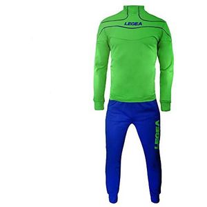 Legea Nigeria Tuono Trainingspak Training T-shirt met lange mouwen groen Verde Fluo Azzurro Grootte: FR: XS (Taille Fabrikant: XS)