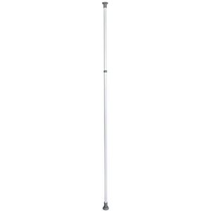 WENKO Herkules Hoofdstang 165-300 cm - verstelbaar opbergsysteem, telescoopstang, staal, 7,5 x 165-300 x 7,5 cm, wit